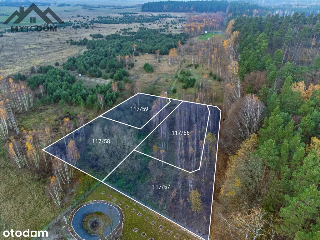 Gierłoż, gm. Ostróda, 4 małe działki